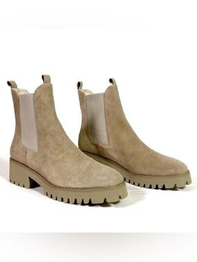 Freda Salvador Brooke Suede Water Resistant Chelsea Boot Women's Sz 10.5 Spain